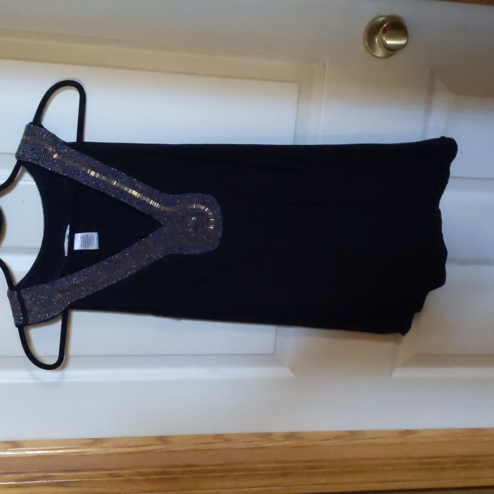 Cache beaded tank top